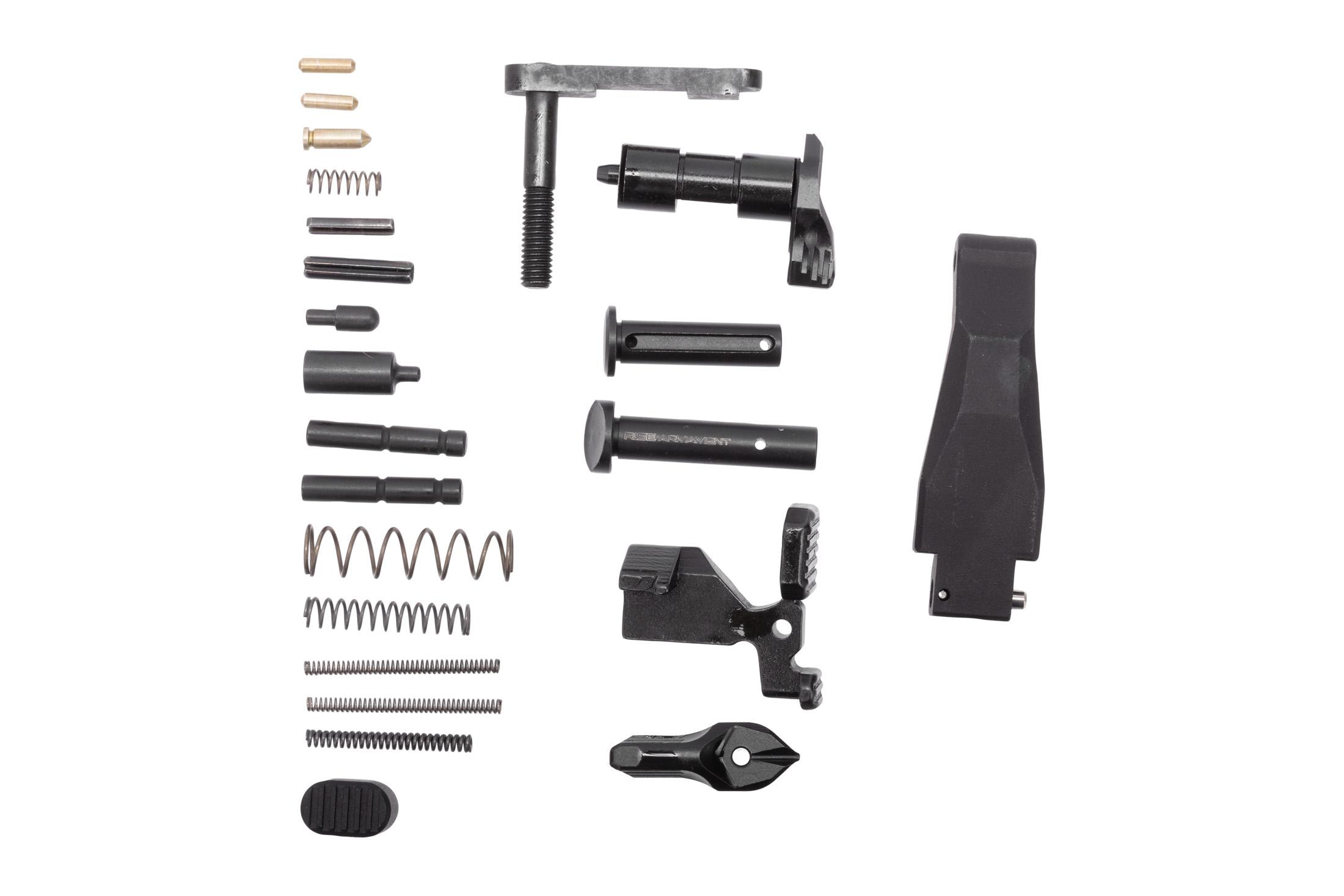 Rise Armament AR-15 Premium Lower Parts Kit - No Trigger